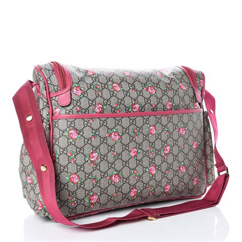 gucci diaper bag with flowers|authentic gucci diaper bag sale.